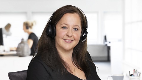 Kundeservice medarbejder fra Coloplast Danmark